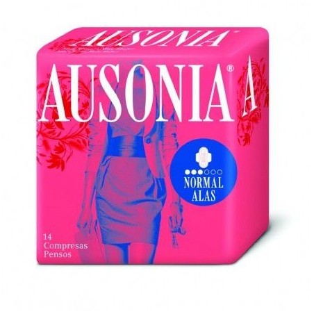 Compresas Ausonia Normal Alas 14 Und.