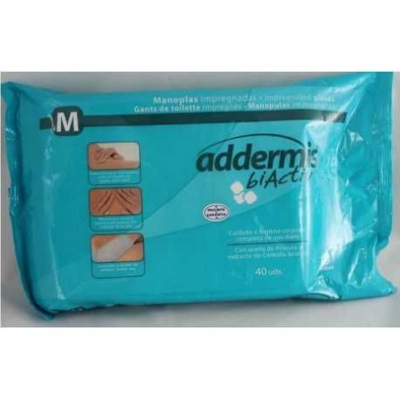 Addermis Biactiv Manopla Enjabonada 40 Manoplas