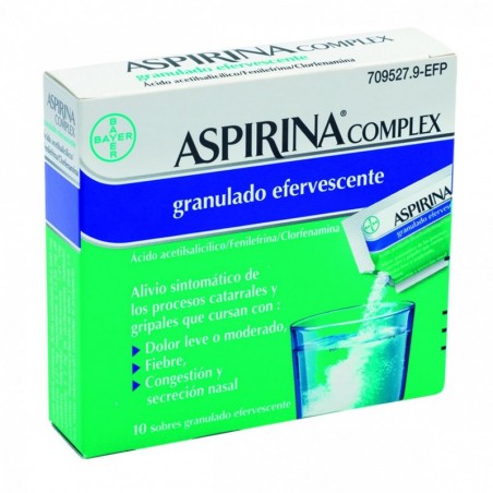 Aspirina Complex Granulado Efervescente 10 Sobres