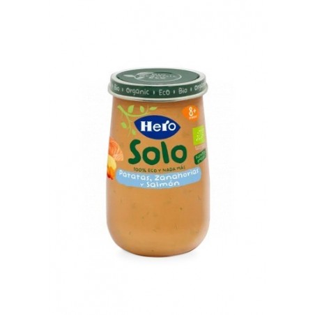 Hero Baby Solo Patatas Zanahoria y Salmón 190g