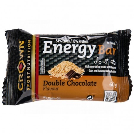 Crown Sport Barrita Energética Doble Chocolate 60g