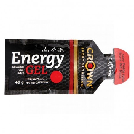 Crown Sport Gel Frutos Rojos con Cafeína 40g