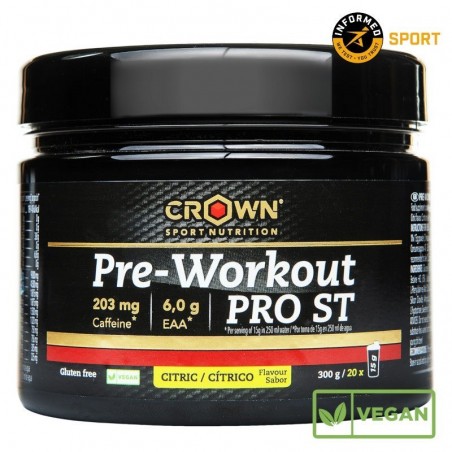 Crown Sport Pre Workuot PRO ST Cítrico 300g