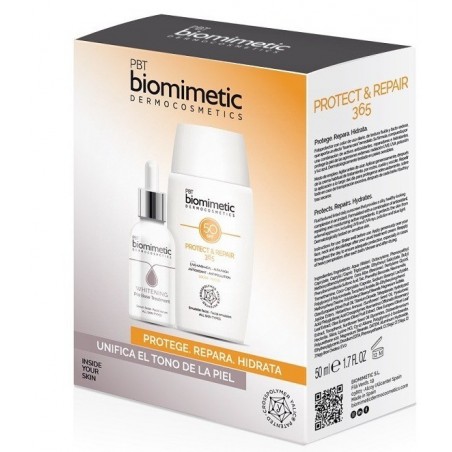Biomimetic Pack Protect & Repair Protector Solar + Pre-base Despigmentante