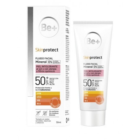 Be+ Skinprotect Fluído Facial Mineral Piel Intolerable SPF50+ 50ml
