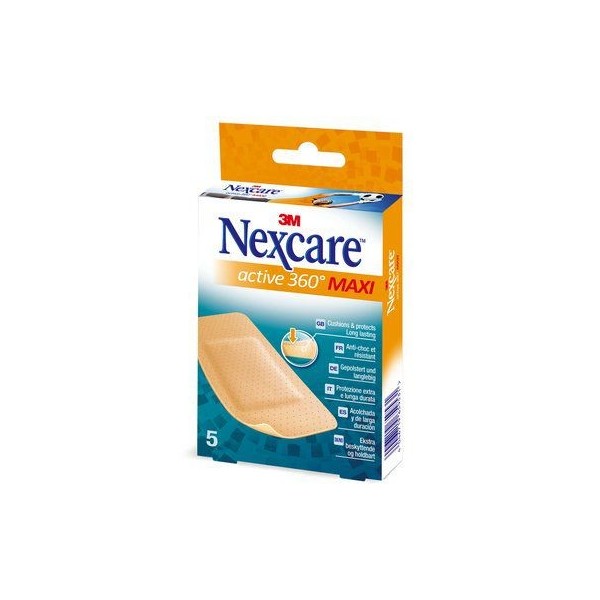 Nexcare Active 360 Maxi Tiras Adhesivas 5uds