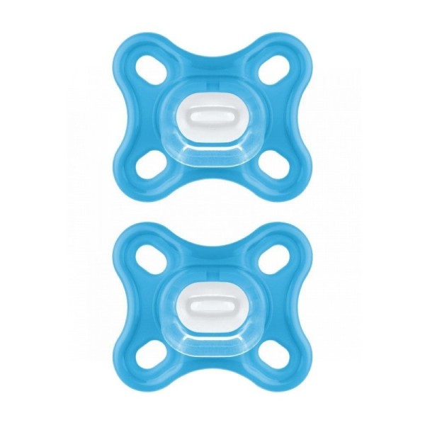 MAM Comfort Chupete Silicona 0+ Azul 2uds