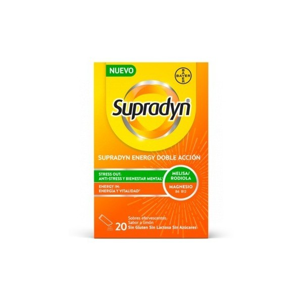 Bayer Supradyn Energy Doble Accion 20  Sobres