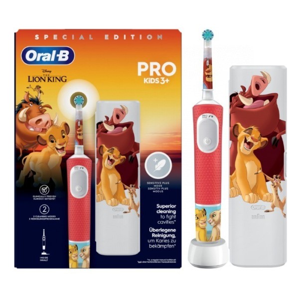 Cepillo Dental Electrico Infantil Oral-b Kids Rey Leon 1 Unidad