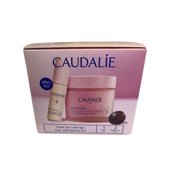 Caudalie Cofre Crema + Serum Resveratrol-lift Crema Cachemir - 50 Ml