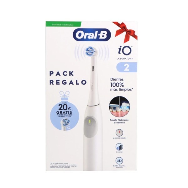 Oral B Pack Cepillo Eléctrico Io 2 + 2 Recambios Ultimate Clean