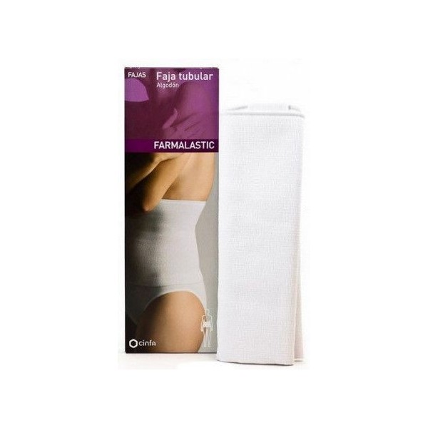 Farmalastic Faja Tubular Algodón Blanca T-3