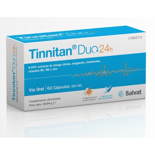 Tinnitan Duo 24 Horas 60 Cápsulas