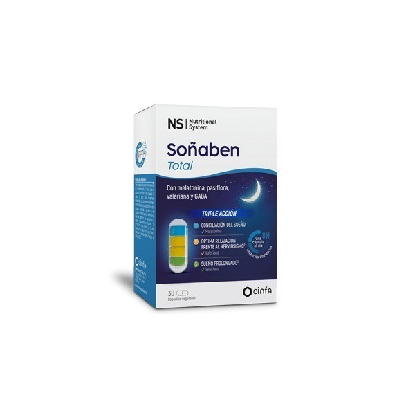 Ns Soñaben Total Envase 30 Cápsulas Vegetales