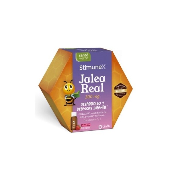 Cinfa Sante Verte Jalea Real Infan 20 Viales 10ml Fresa