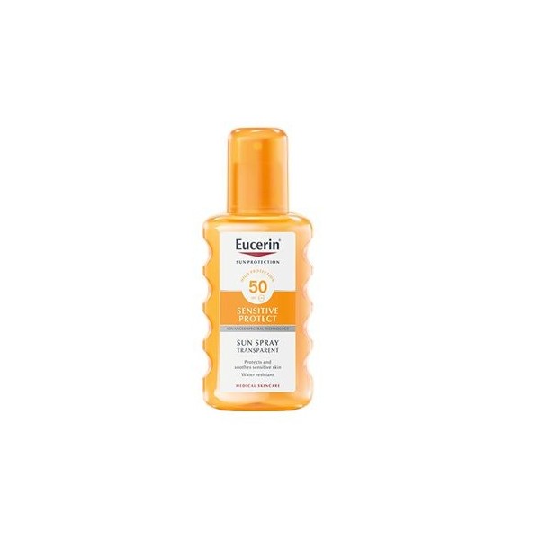 Eucerin Sun Spray Transparente Sensitive Protect SPF-50 200 ml