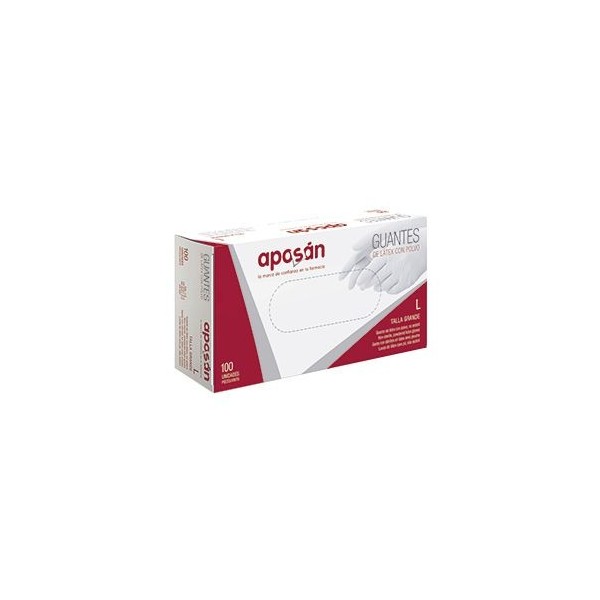 Guantes de Latex Aposan T- Gde 100 U
