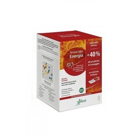Aboca Natura Mix Advanced Energía 20 + 8 Sobre Bucodispensables