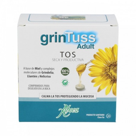 Aboca Grintuss Adult con Poliresin 20 Comprimidos