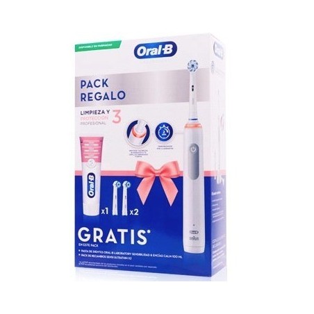 Oral-B Cepillo Eléctrico Limpieza y Protección Profesional 3 + Pasta Duplo Sensibilidad Calm 2 x 100ml